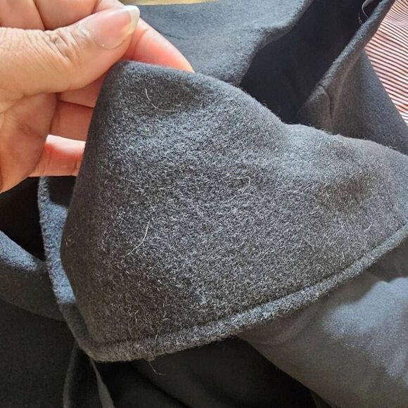 Club Monaco Women A-Line Cutaway Wool Midi Skirt Charcoal Size 4 $140 - Picture 11 of 11